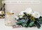 Artificial Dried Flower Arrangement with Vase – Fake Flowers in a Vase, Including Dried Lavender, Eucalyptus, and Faux Roses for Home Décor, Dining Table Centerpieces, and Kitchen Table Decorations